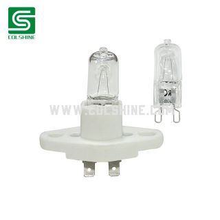 G9 porcelain oven lamp and socket